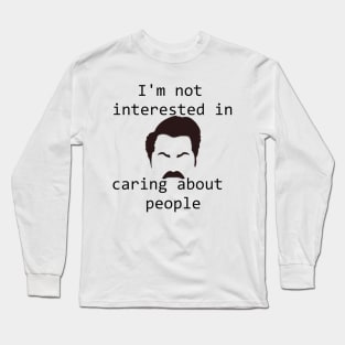 Ron Swanson Long Sleeve T-Shirt